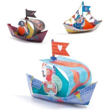 Origami - Bateaux sur l'eau - Djeco Origami - Bateaux sur l'eau - Djeco