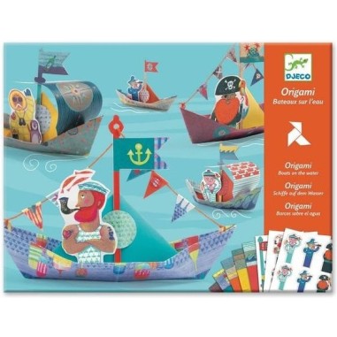 Origami - Bateaux sur l'eau - Djeco Origami - Bateaux sur l'eau - Djeco