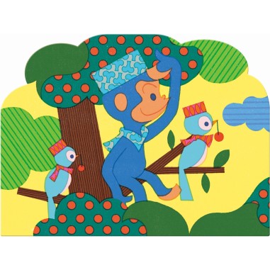 Djeco - Coloriage pour les petits - Caché dehors Djeco - Coloriage pour les petits - Caché dehors