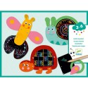 Djeco - Cartes à  gratter pour les petits - Gratte les animaux rigolos