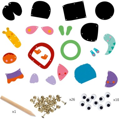 Djeco - Cartes à  gratter pour les petits - Gratte les animaux rigolos Djeco - Cartes à  gratter pour les petits - Gratte les animaux rigolos