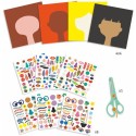 Djeco - Stickers pour les petits - Coiffeur