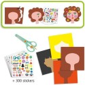 Djeco - Stickers pour les petits - Coiffeur