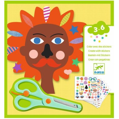 Djeco - Stickers pour les petits - Coiffeur Djeco - Stickers pour les petits - Coiffeur