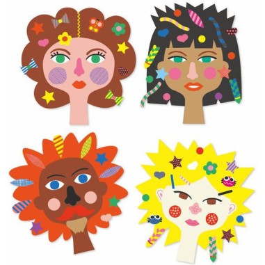 Djeco - Stickers pour les petits - Coiffeur Djeco - Stickers pour les petits - Coiffeur