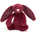 Petit lapin sparkly cassis - 18 cm - Jellycat