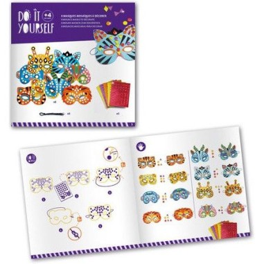 Masques à Décorer "Animaux de la Jungle" Do It Yourself Djeco Masques à Décorer "Animaux de la Jungle" Do It Yourself Djeco