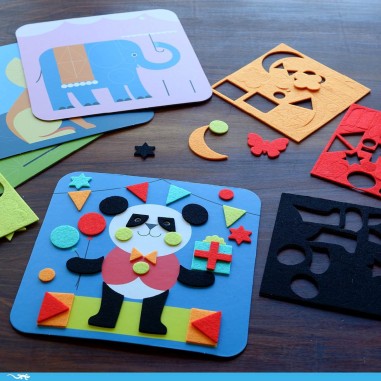 Djeco - Collages pour les petits - Douces créatures Djeco - Collages pour les petits - Douces créatures