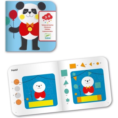 Djeco - Collages pour les petits - Douces créatures Djeco - Collages pour les petits - Douces créatures