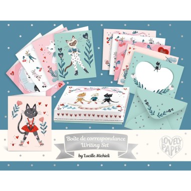 Djeco - Boîtes de correspondance - Lucille - Fsc Mix Djeco - Boîtes de correspondance - Lucille - Fsc Mix