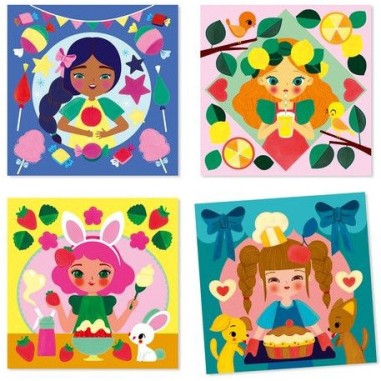 Cartes à peindre Djeco - Le goûter - dès 6 ans Cartes à peindre Djeco - Le goûter - dès 6 ans