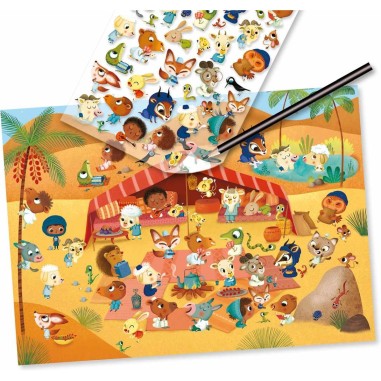 Décalcos - Savane, désert et pôle nord - Djeco Décalcos - Savane, désert et pôle nord - Djeco
