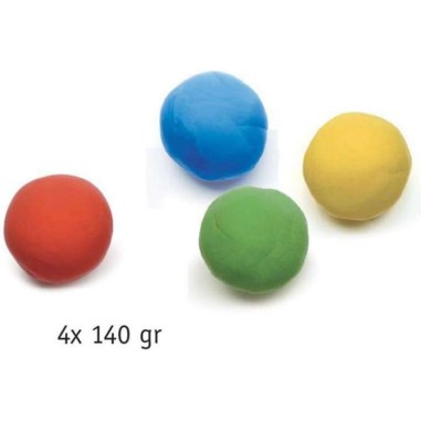 Djeco - Le matériel des maternelles - 4 pots de pâte à modeler Djeco - Le matériel des maternelles - 4 pots de pâte à modeler