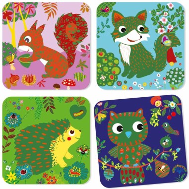 Djeco - Cartes à  gratter pour les petits - Petites bêtes Djeco - Cartes à  gratter pour les petits - Petites bêtes