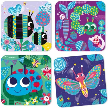 Djeco - Cartes à  gratter pour les petits - Toutes petites bêtes Djeco - Cartes à  gratter pour les petits - Toutes petites bêtes