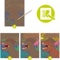 Djeco - Petits cadeaux - Cartes à gratter - Le règne des dinosaures Djeco - Petits cadeaux - Cartes à gratter - Le règne des dinosaures