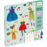 Stickers paper doll trop mode - loisirs créatifs - Djeco - la PouleAPois