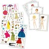 Stickers paper doll trop mode - loisirs créatifs - Djeco - la PouleAPois