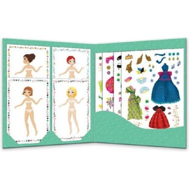 Stickers paper doll trop mode - loisirs créatifs - Djeco - la PouleAPois Stickers paper doll trop mode - loisirs créatifs - Djeco - la PouleAPois