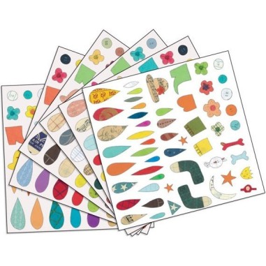 Créer des animaux avec des stickers - loisirs créatifs - Djeco Créer des animaux avec des stickers - loisirs créatifs - Djeco