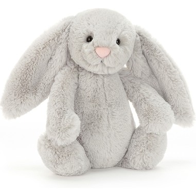 Peluche lapin gris/silver Bashful - 31 cm - Jellycat Peluche lapin gris/silver Bashful - 31 cm - Jellycat