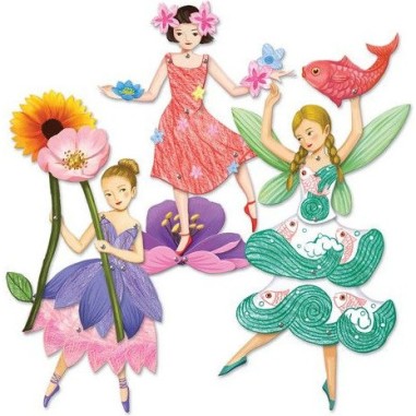 Petits pantins fées - loisirs créatifs Djeco Petits pantins fées - loisirs créatifs Djeco