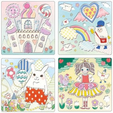 Pochoirs kawailand - loisirs créatifs Djeco Pochoirs kawailand - loisirs créatifs Djeco