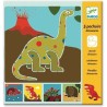 Pochoirs dinosaures - loisirs créatifs - Djeco
