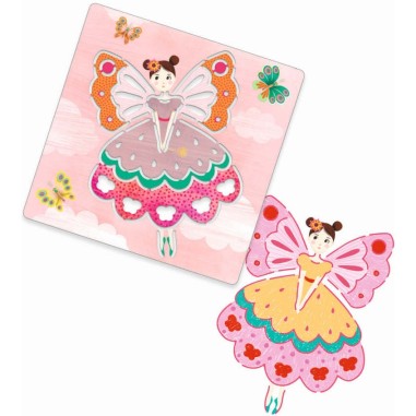 Pochoirs fées - loisirs créatifs - Djeco Pochoirs fées - loisirs créatifs - Djeco