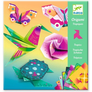 Djeco Origami Tropique Activité Créative Enfant