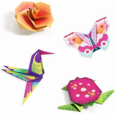 Djeco Origami Tropique Activité Créative Enfant Djeco Origami Tropique Activité Créative Enfant