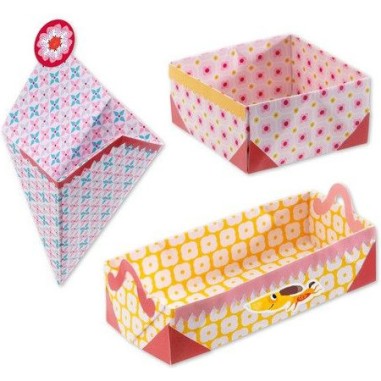 Origami petites boites - loisirs créatifs - Djeco Origami petites boites - loisirs créatifs - Djeco