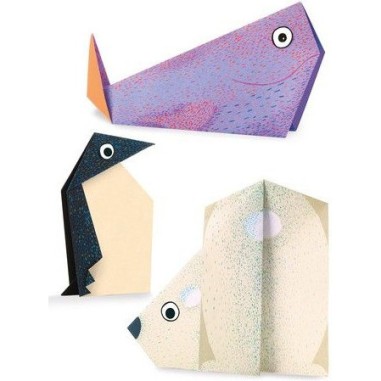 Djeco - Origami - Les animaux polaires Djeco - Origami - Les animaux polaires