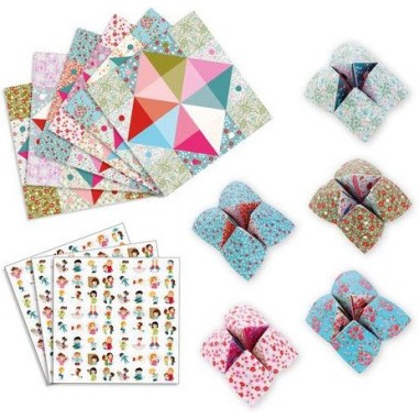 Djeco - Origami - Cocottes à  gages - Fleurs Djeco - Origami - Cocottes à  gages - Fleurs