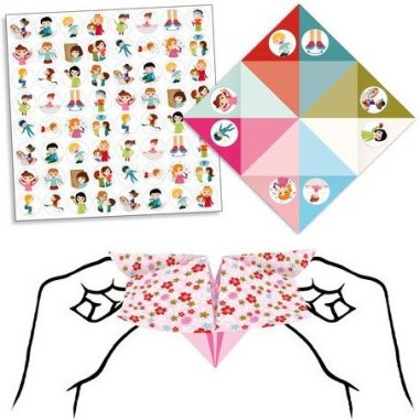 Djeco - Origami - Cocottes à  gages - Fleurs Djeco - Origami - Cocottes à  gages - Fleurs