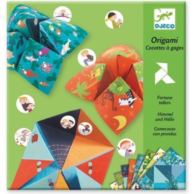 Origami salières - activité enfant - pliage - Djeco Origami salières - activité enfant - pliage - Djeco