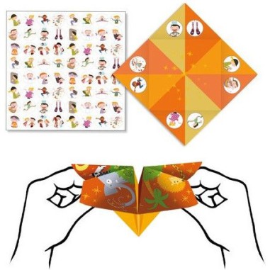 Origami salières - activité enfant - pliage - Djeco Origami salières - activité enfant - pliage - Djeco