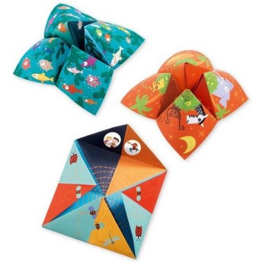 Origami salières - activité enfant - pliage - Djeco Origami salières - activité enfant - pliage - Djeco