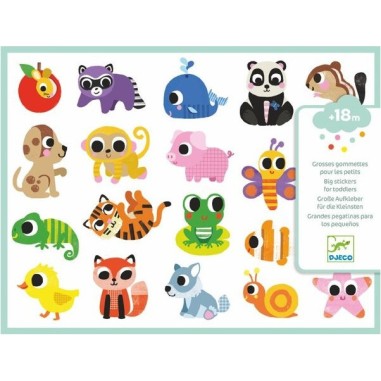 Djeco - Stickers pour les petits - Bébés animaux Djeco - Stickers pour les petits - Bébés animaux