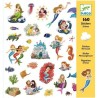 160 stickers sirènes - loisirs créatifs Djeco