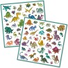 Stickers dinosaures - loisirs créatifs - cadeau enfant - Djeco