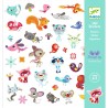 160 stickers petits amis - loisirs créatifs - cadeau enfant - Djeco