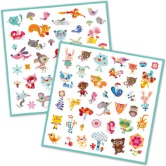 160 stickers petits amis - loisirs créatifs - cadeau enfant - Djeco 2