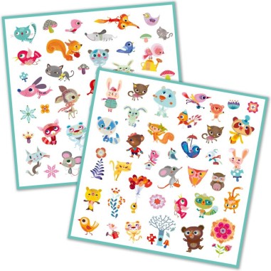 160 stickers petits amis - loisirs créatifs - cadeau enfant - Djeco 160 stickers petits amis - loisirs créatifs - cadeau enfant - Djeco