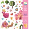 160 stickers princesse - loisirs créatifs - cadeau enfant - Djeco