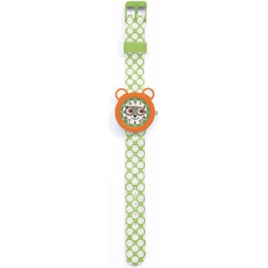 Djeco - Ticlock - Montre des petits Montre raton laveur - Little Big Room By Djeco Djeco - Ticlock - Montre des petits Montre raton laveur - Little Big Room By Djeco