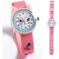 Djeco - Ticlock - Montre des petits Montre chat - Little Big Room By Djeco