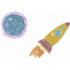 Djeco - Les couleurs des grands - 8 crayons métalliques 2