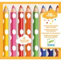 Djeco - Les couleurs des petits - 8 crayons de couleur pour les petits