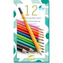 Djeco - Les Couleurs - Pour Les Grands - 12 Crayons Aquarellables